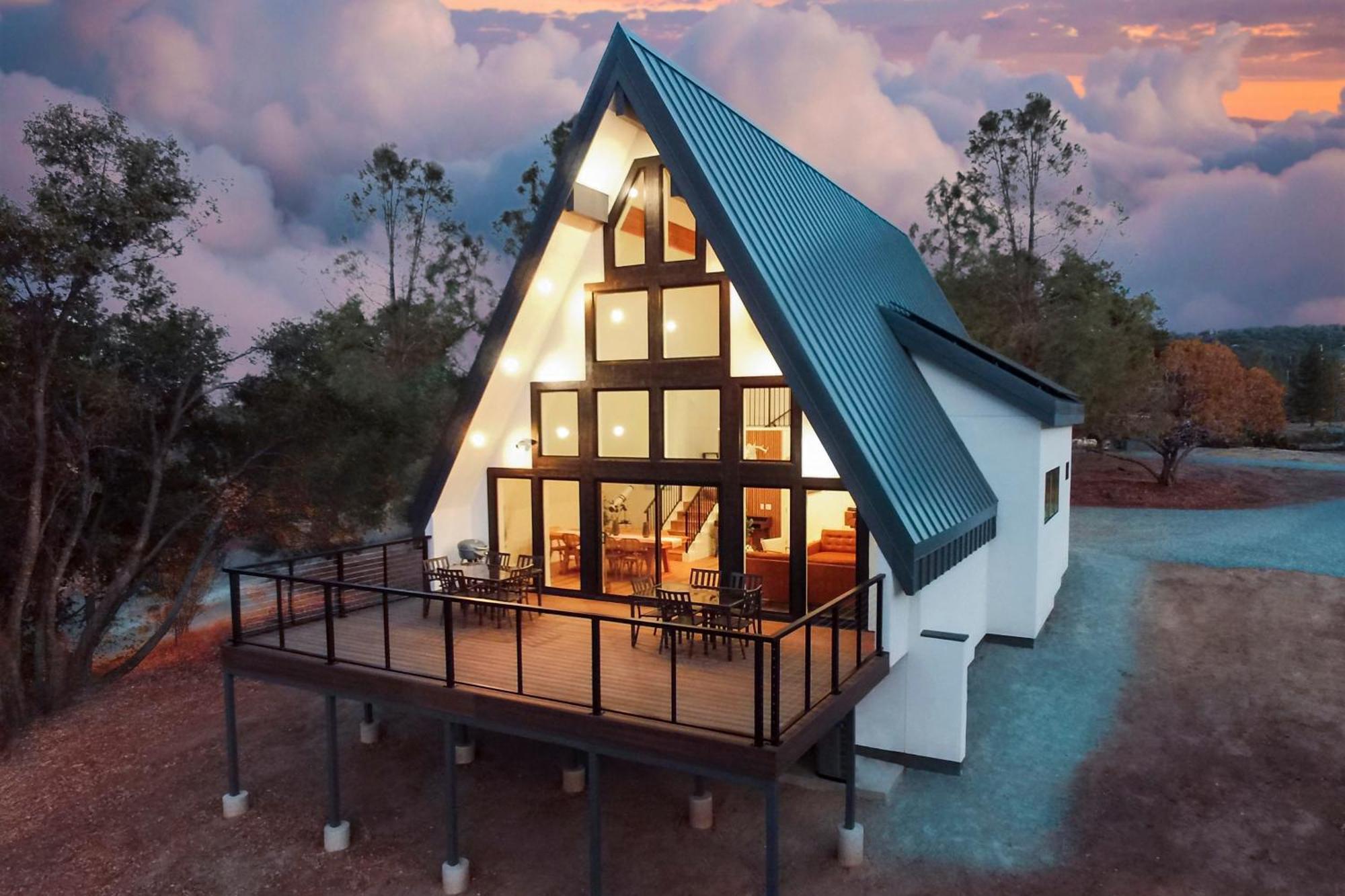 הוילה אוקהורסט High End A-Frame - Hot Tub - Awesome Views - Yosemite - Electric Vehicle Friendly - Sleeps 10 מראה חיצוני תמונה