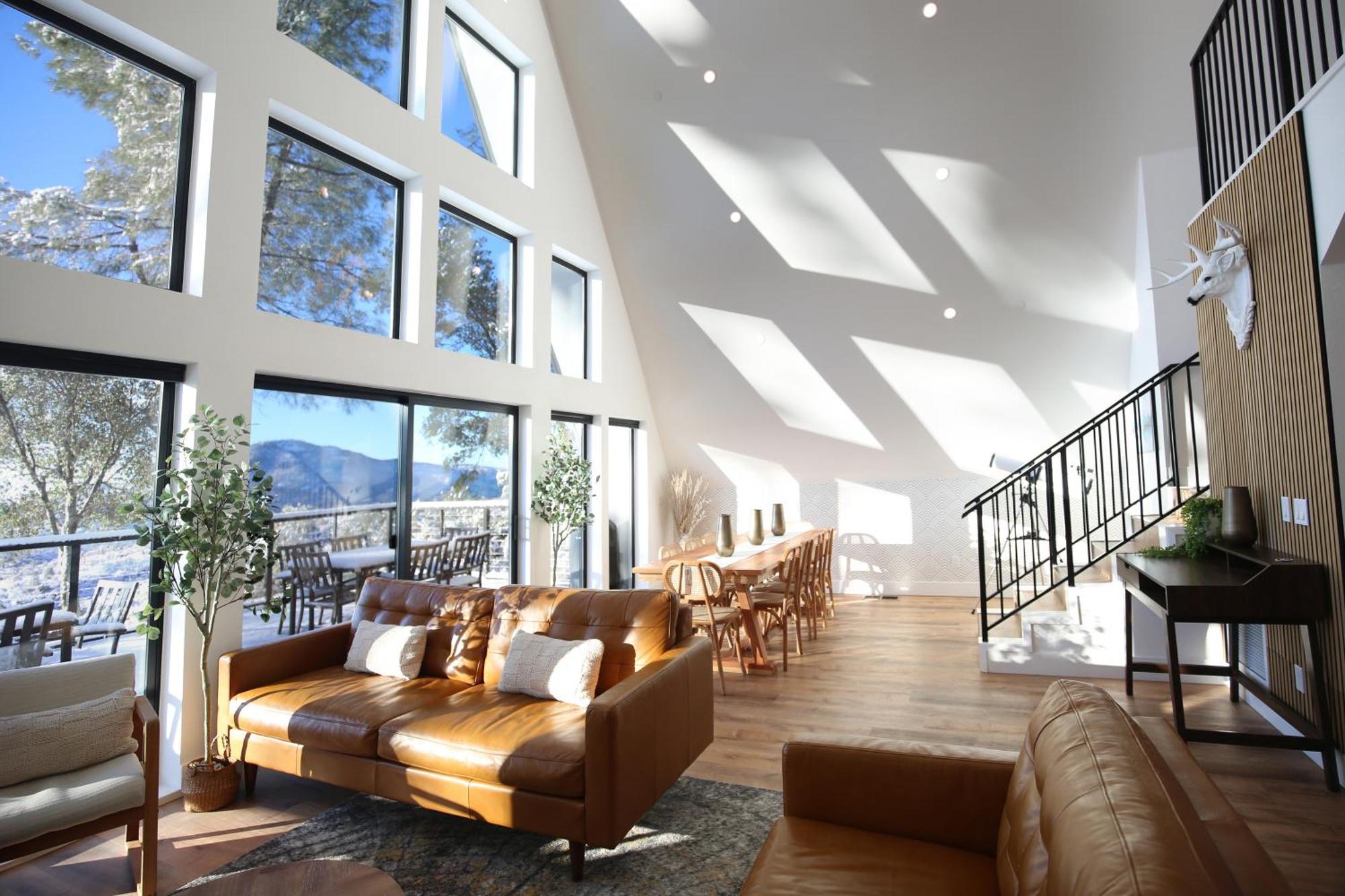 הוילה אוקהורסט High End A-Frame - Hot Tub - Awesome Views - Yosemite - Electric Vehicle Friendly - Sleeps 10 מראה חיצוני תמונה